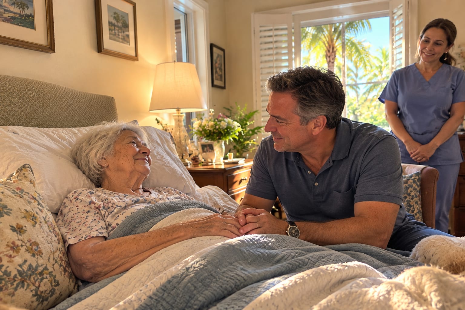 Hospice in Assisted Living: Can a Parent Stay Through the End of Life in Florida?